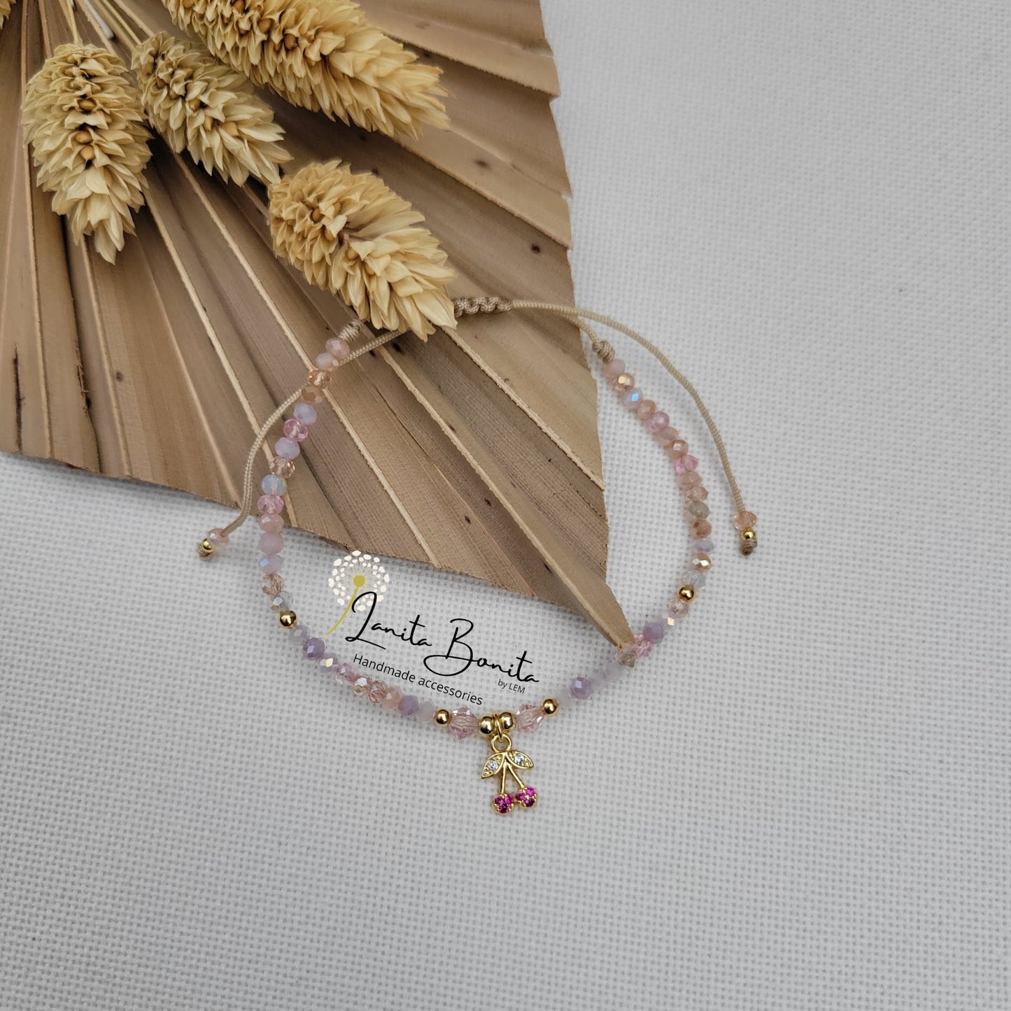 Dainty Cherry Bracelet