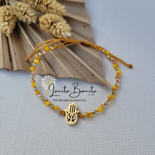 Golden Hour Hamsa Bracelet