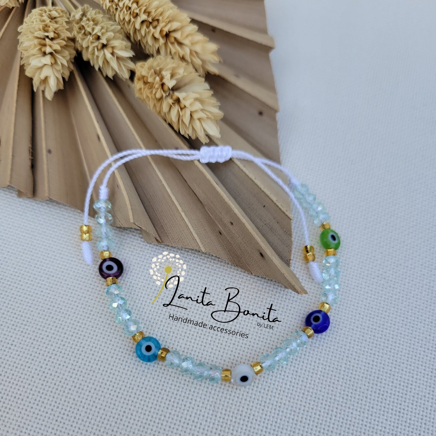 Crystal Mix Ojitos Bracelet