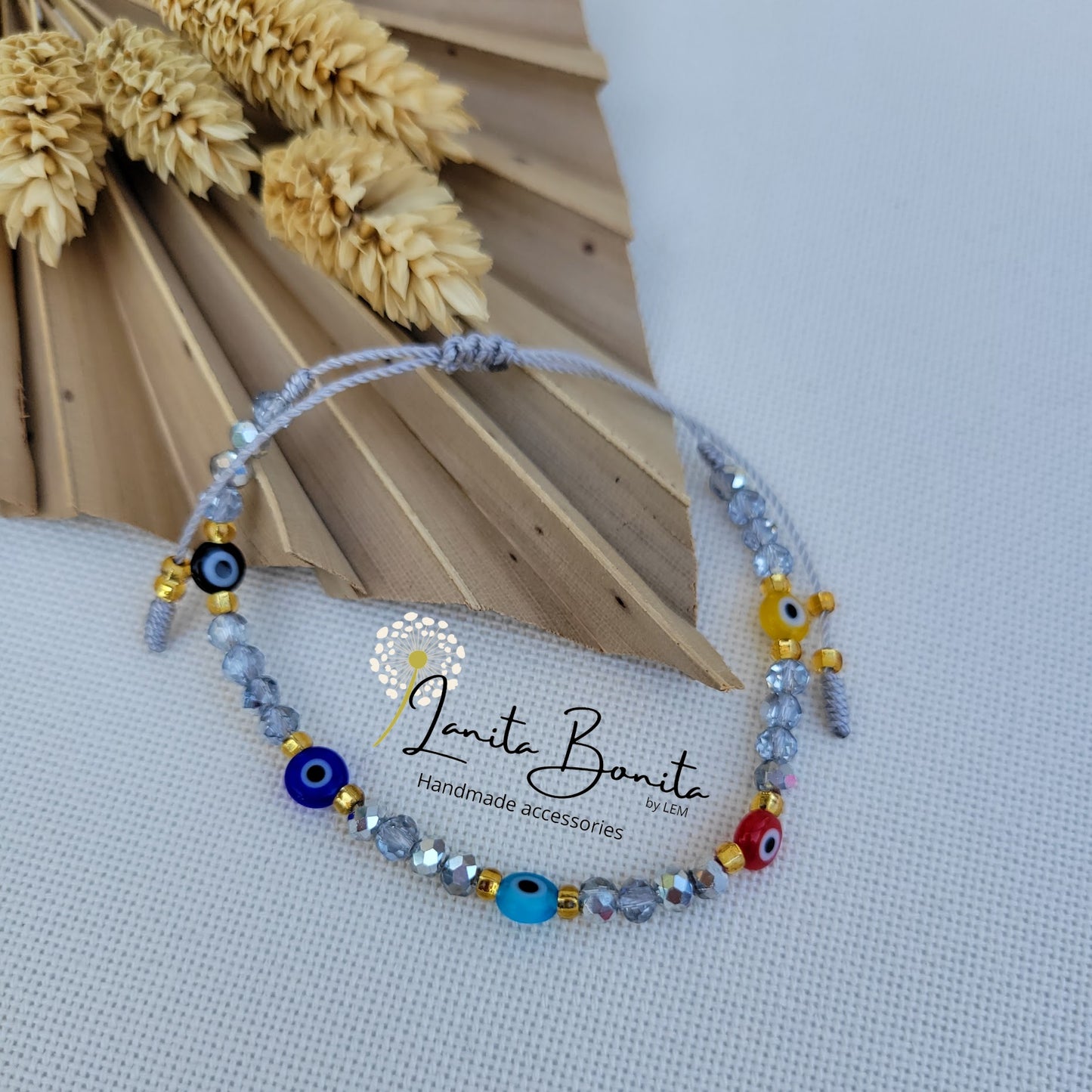 Crystal Mix Ojitos Bracelet