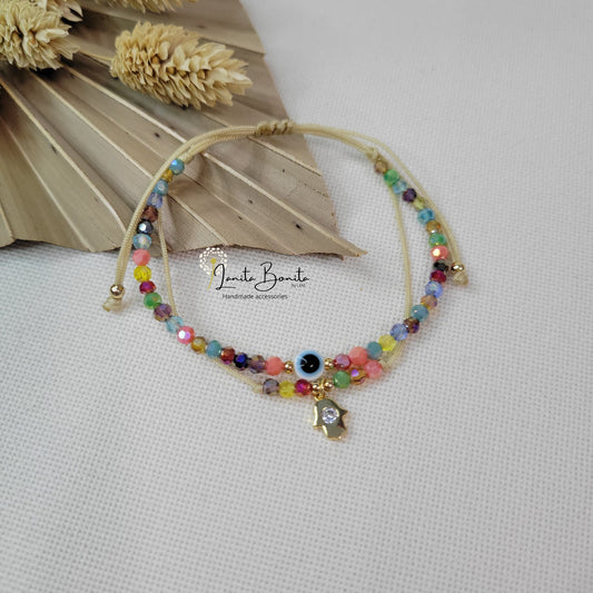 Ojito + Hamsa Bracelet
