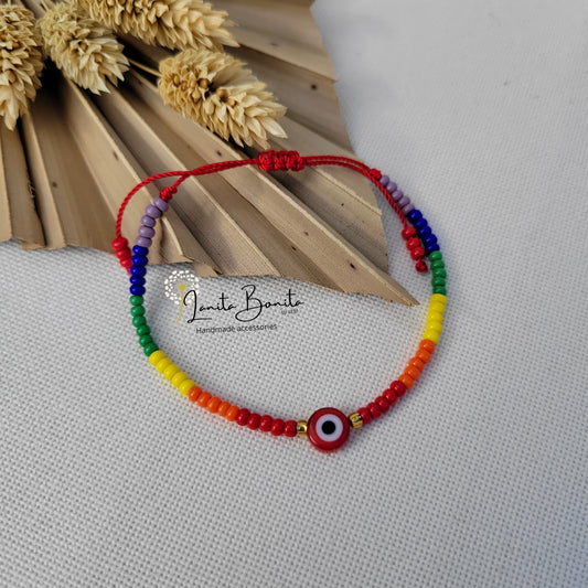 Rainbow Ojito Bracelet